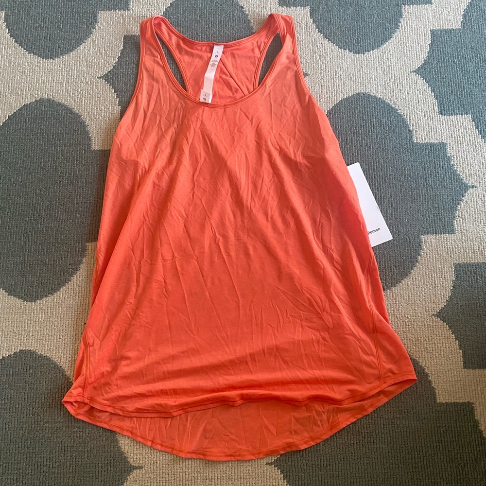 Orange Lululemon Tank Top
